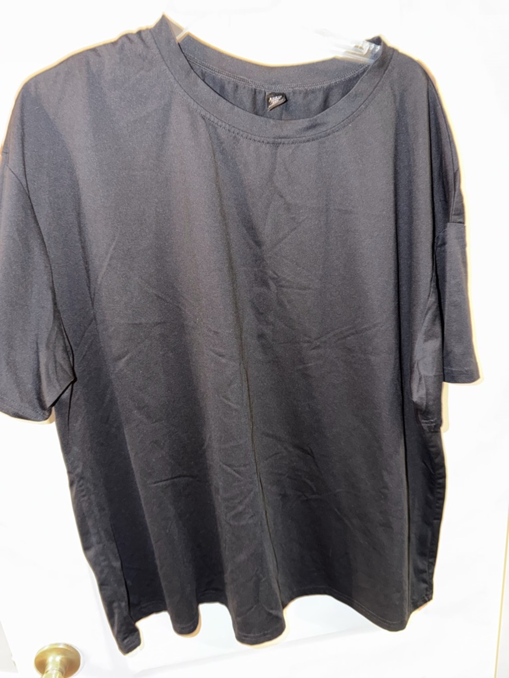 SHEIN Men's Black Short Sleeve Crew Neck Tee